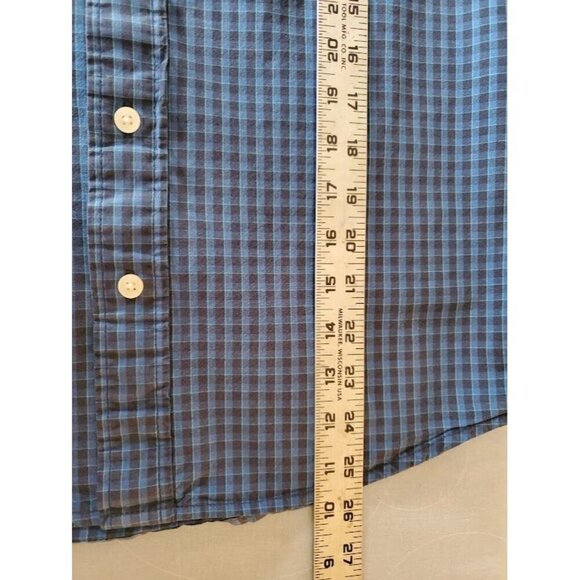 Hollister Mens Blue Plaid Button-Up Shirt Size S 100% Cotton Long Sleeve Casual - Picture 7 of 7